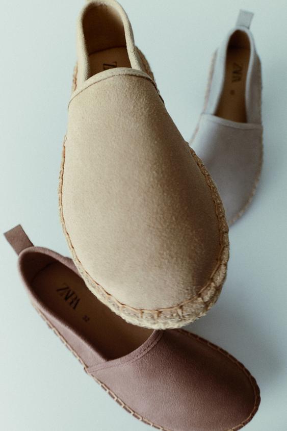 leather espadrilles