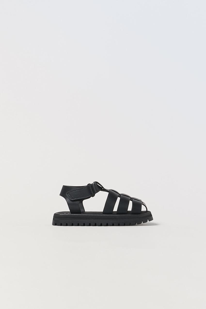 Zara sandals black Clearance