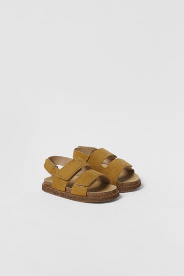 Image 0 of BABY/ LEATHER SANDALS from Zara