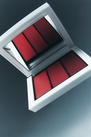 Image 0 of LIP AND BLUSH PALETTE from Zara