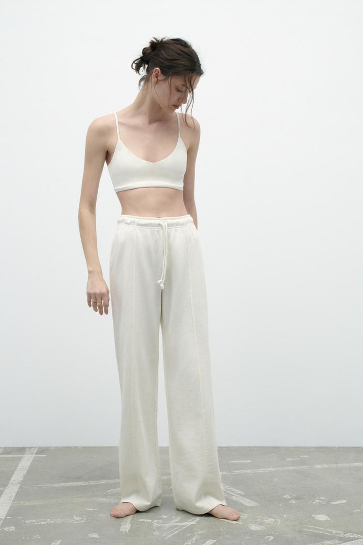 BỘ QUẦN ÁO NHUNG LÔNG - Off-white | ZARA Vietnam