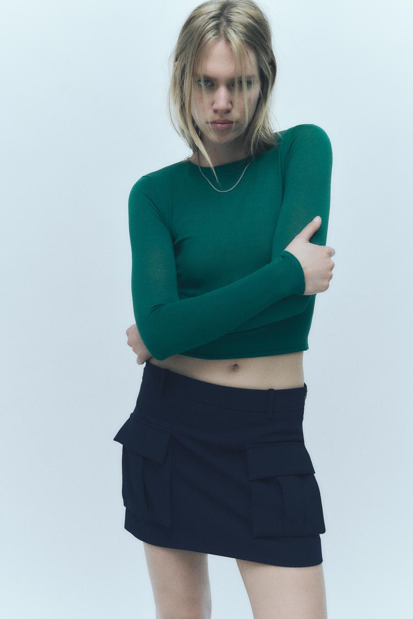 Zara dark green sweater Outlet