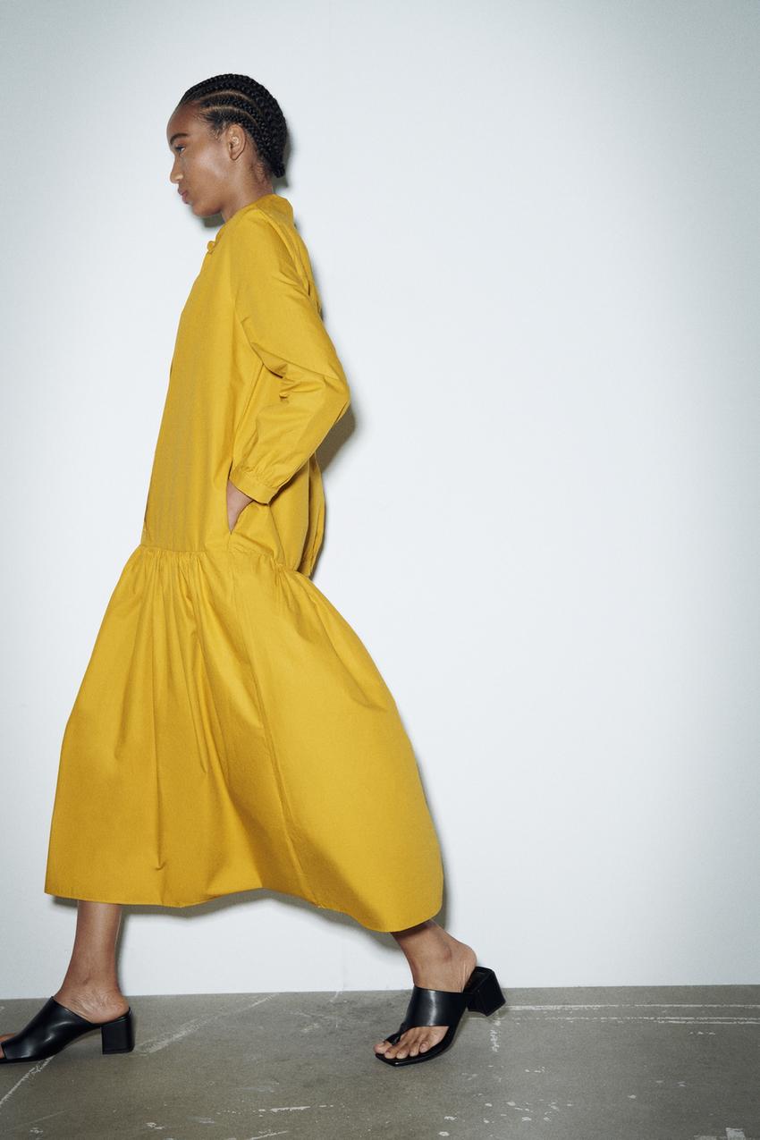Zara midi poplin dress Outlet