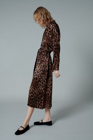Vestido Com Animal Print Vestidos Mulher | ZARA Vestido Com Animal Print Vestidos Mulher | ZARA