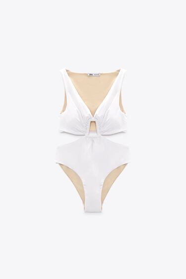 Image 0 of CUT-OUT SWIMSUIT from Zara