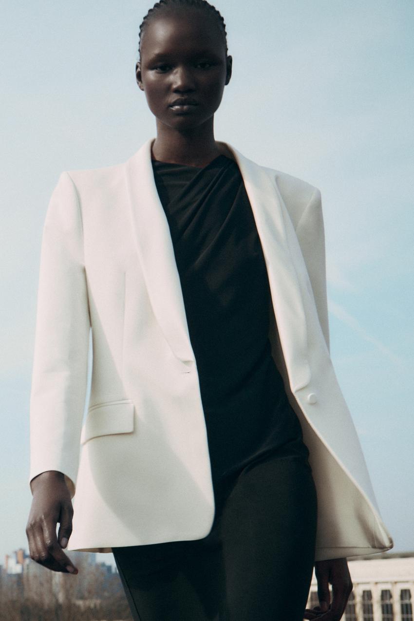 Zara tuxedo jacket with lapels Clearance