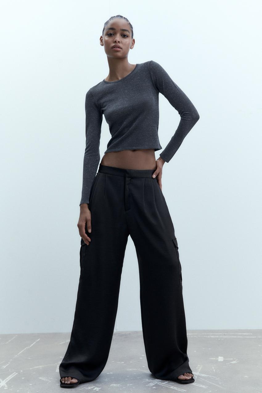 SHIMMER SWEATER - Dark grey | ZARA Angola