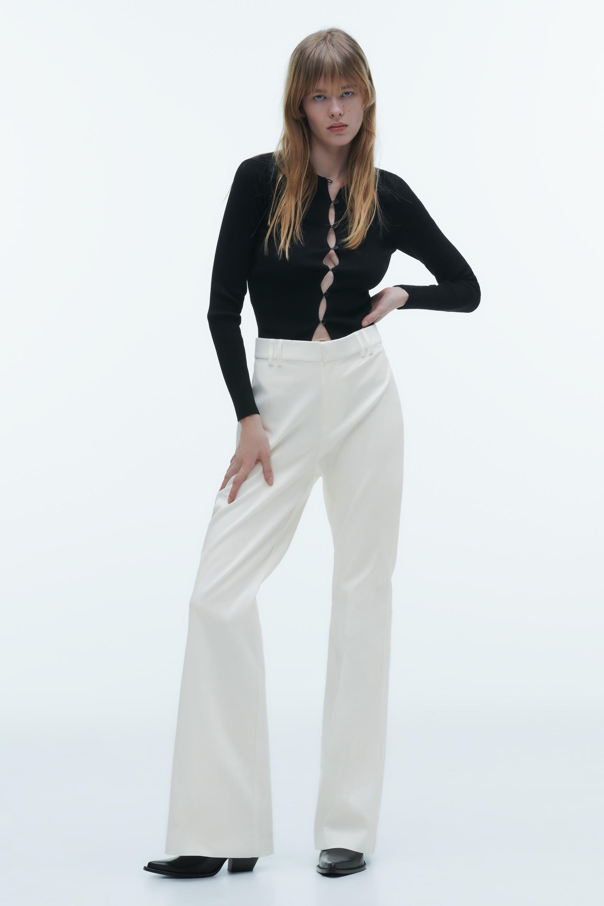 White trousers women zara Clearance