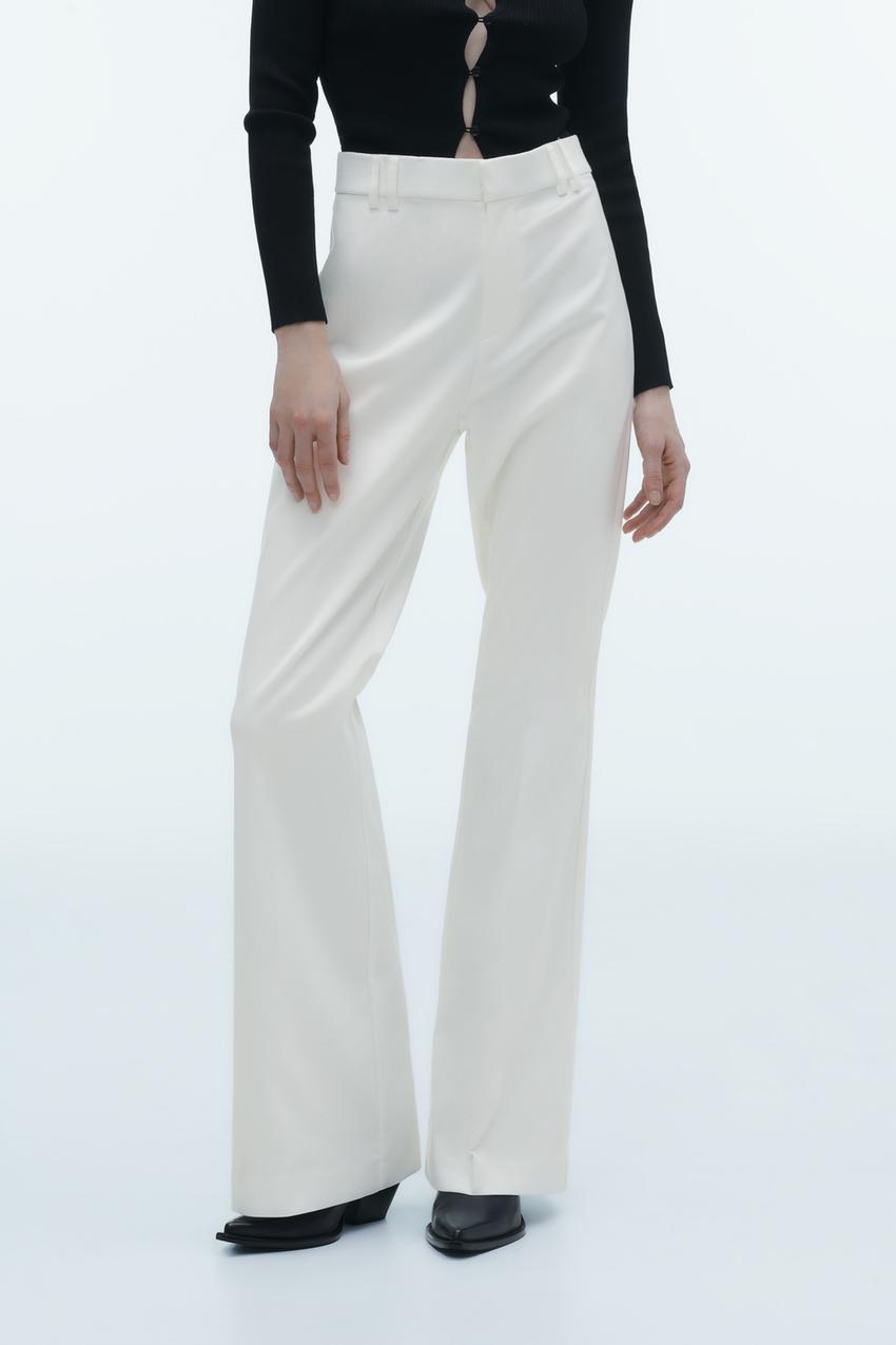 High waist flare pants zara Clearance