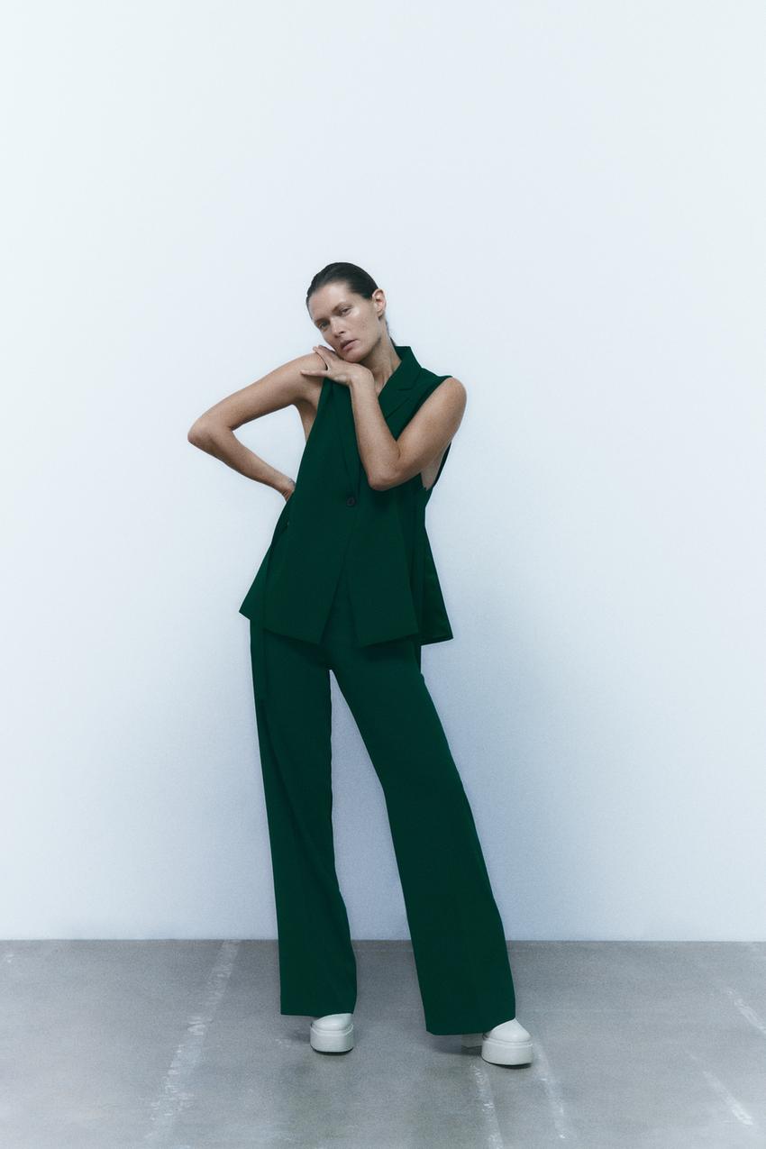 Limited edition flowing trousers zara Clearance