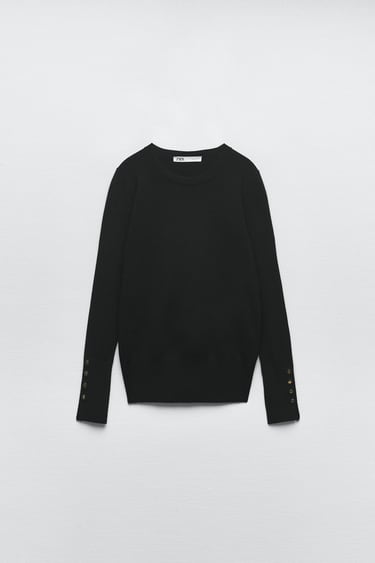 Image 0 of BASIC KNIT SWEATER from Zara