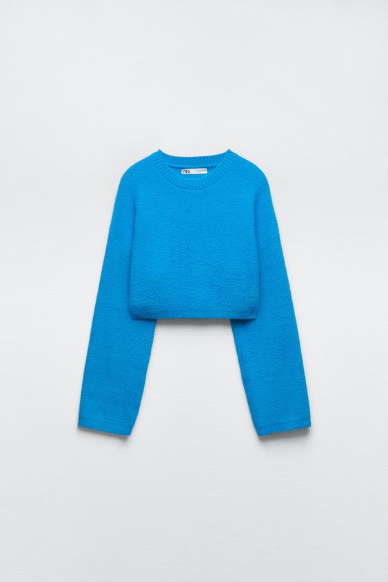Zara blue jumper Clearance