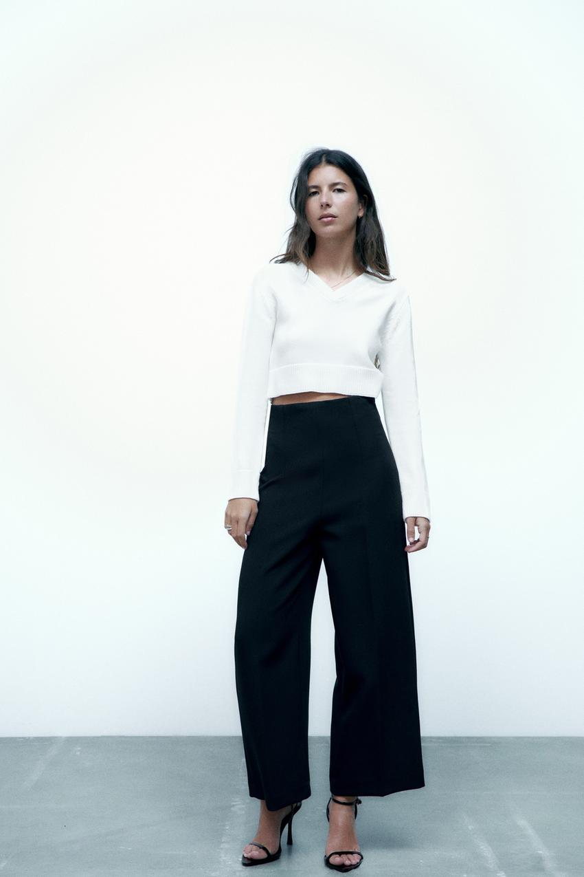 Zara straight cut trousers Clearance