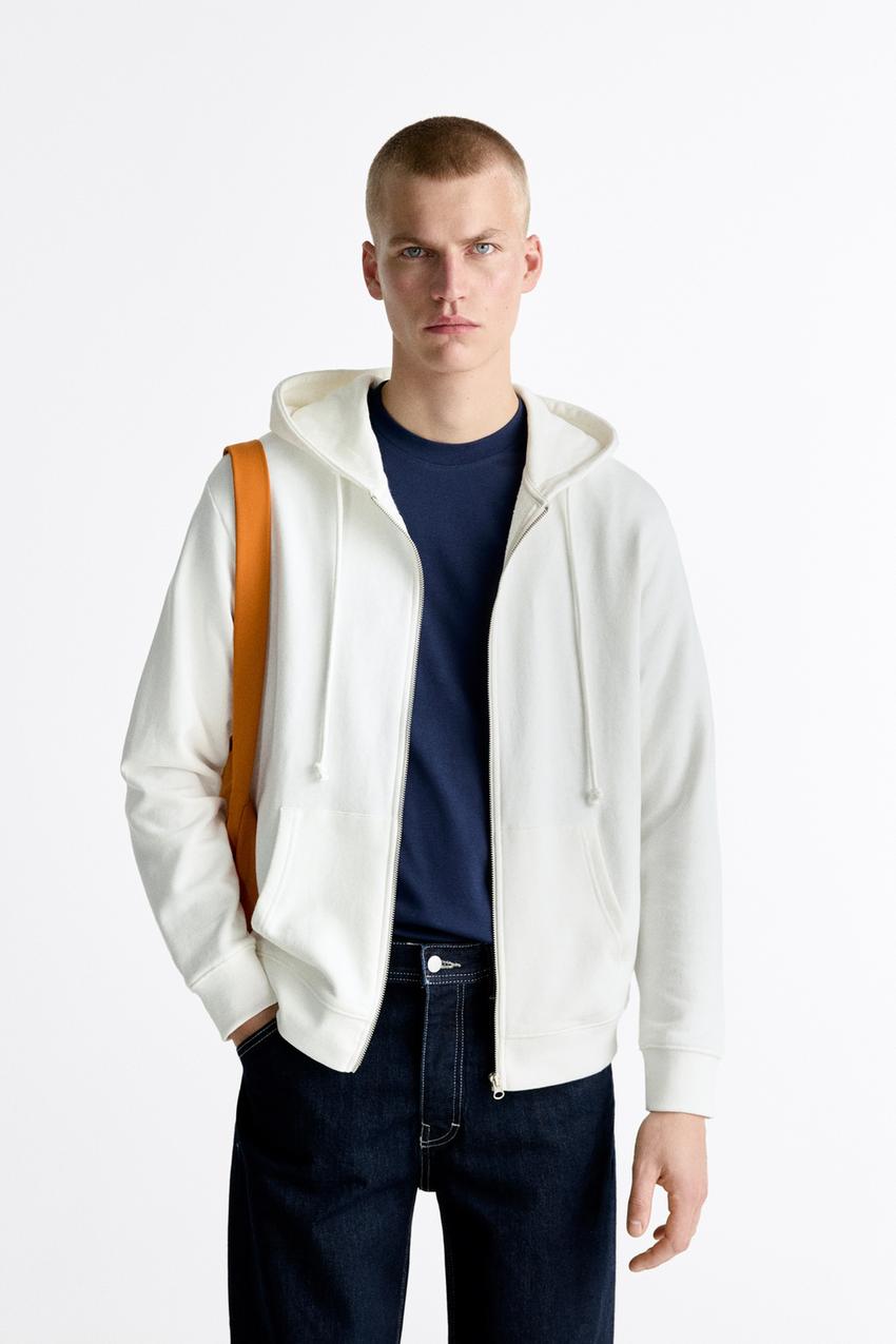 Zara zip hoodie Clearance