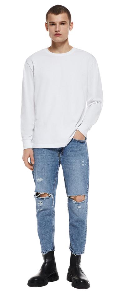 Salopette jeans uomo zara new arrivals