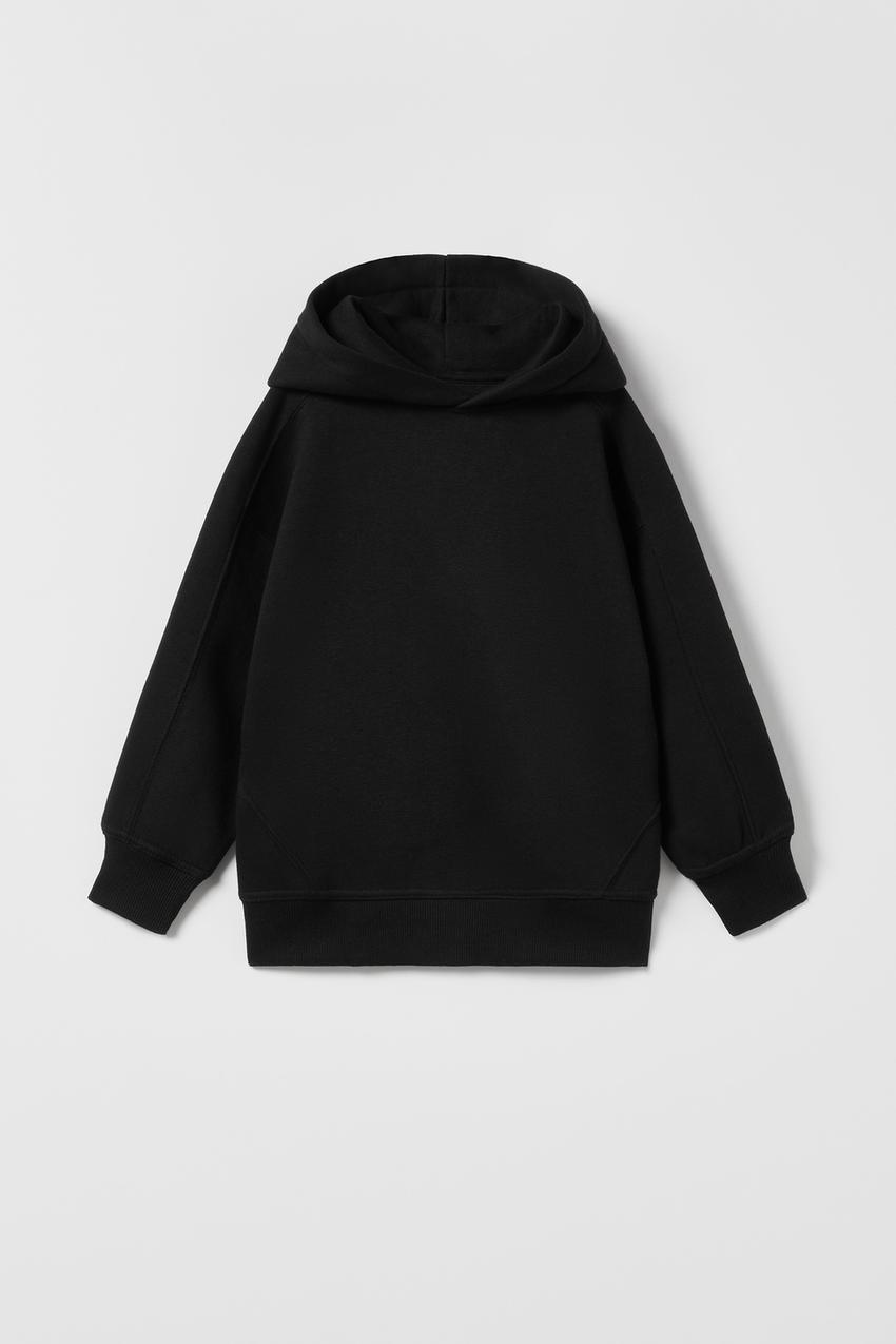 Zara hoodie black Clearance