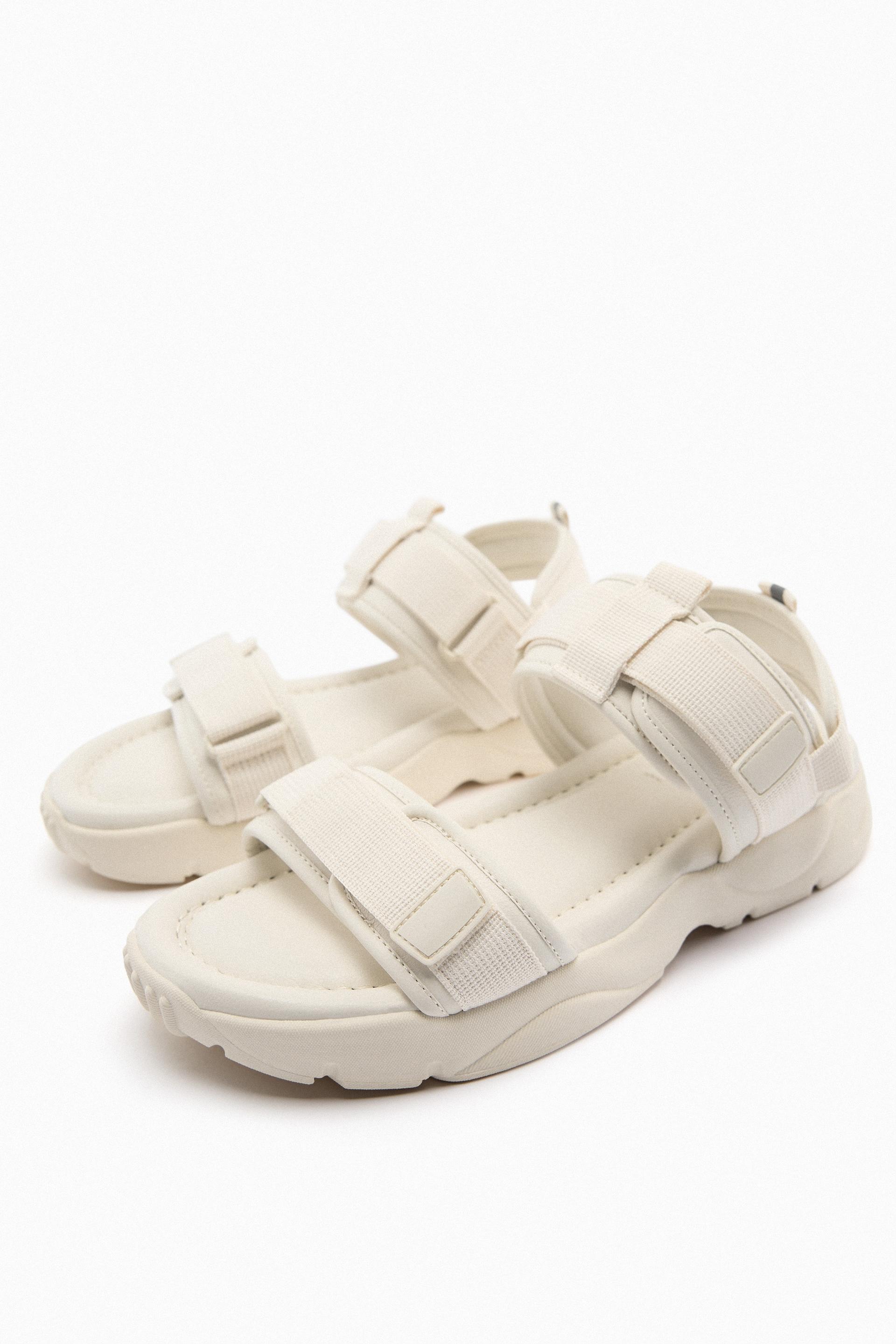 white sport sandals women