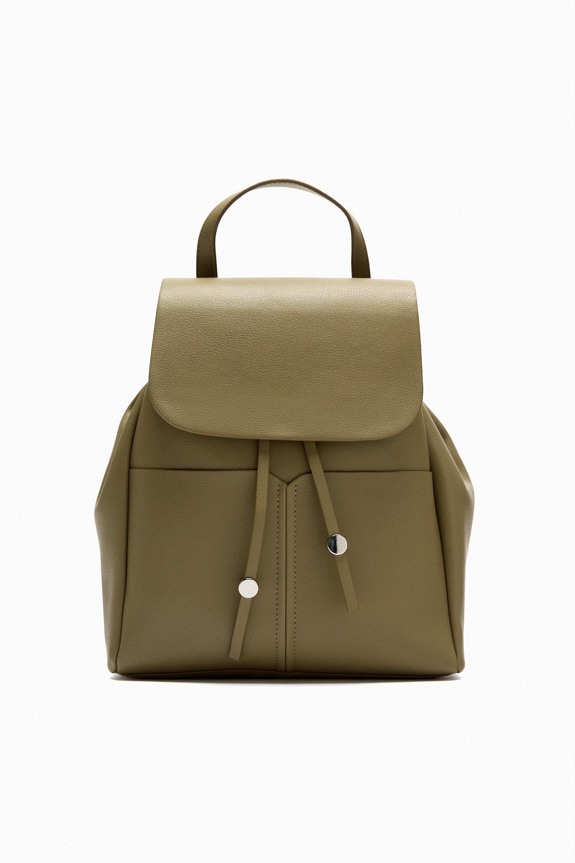 Handbag rucksack zara Clearance