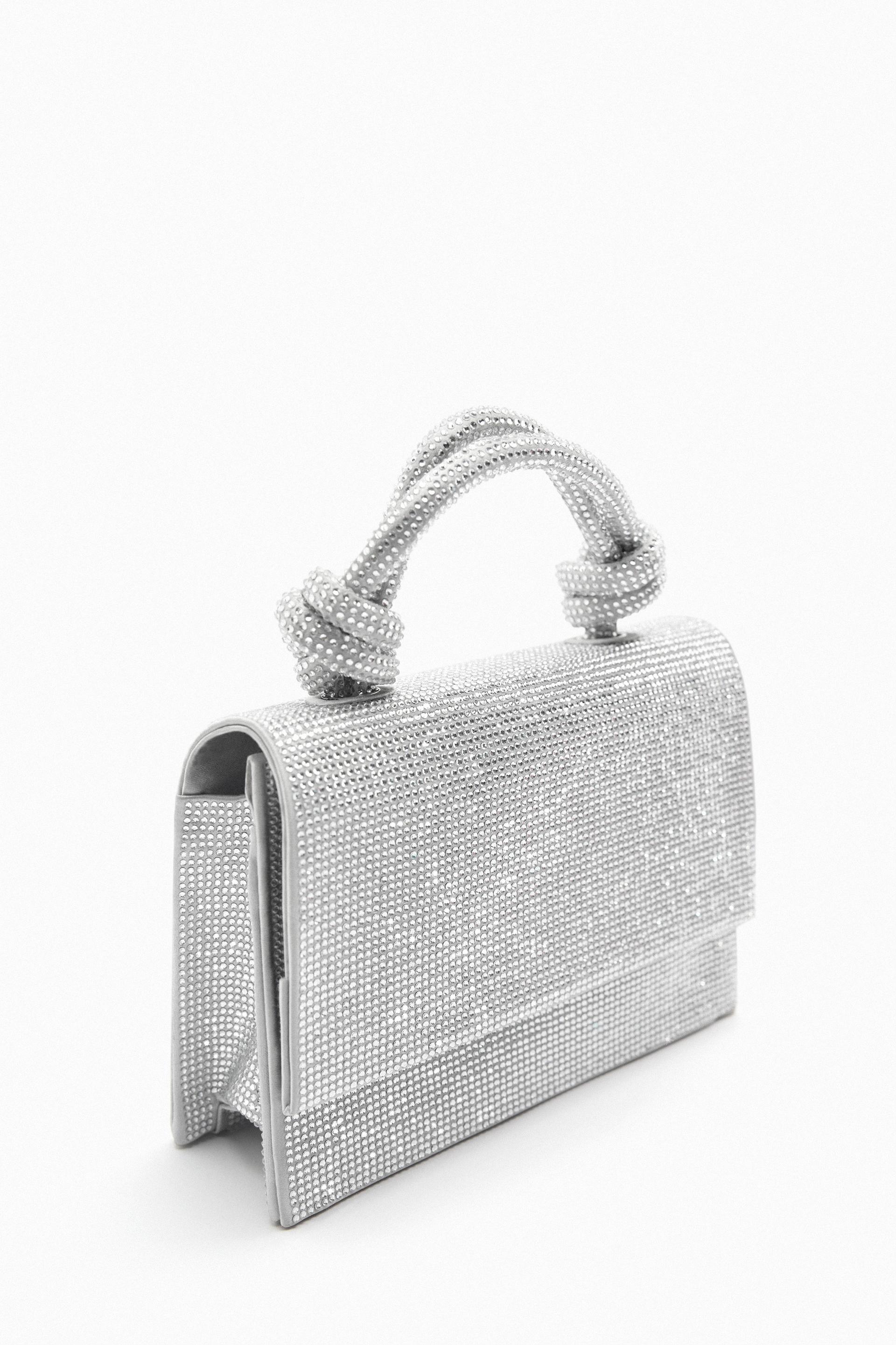 SHIMMERY MINI CITY BAG - Silver