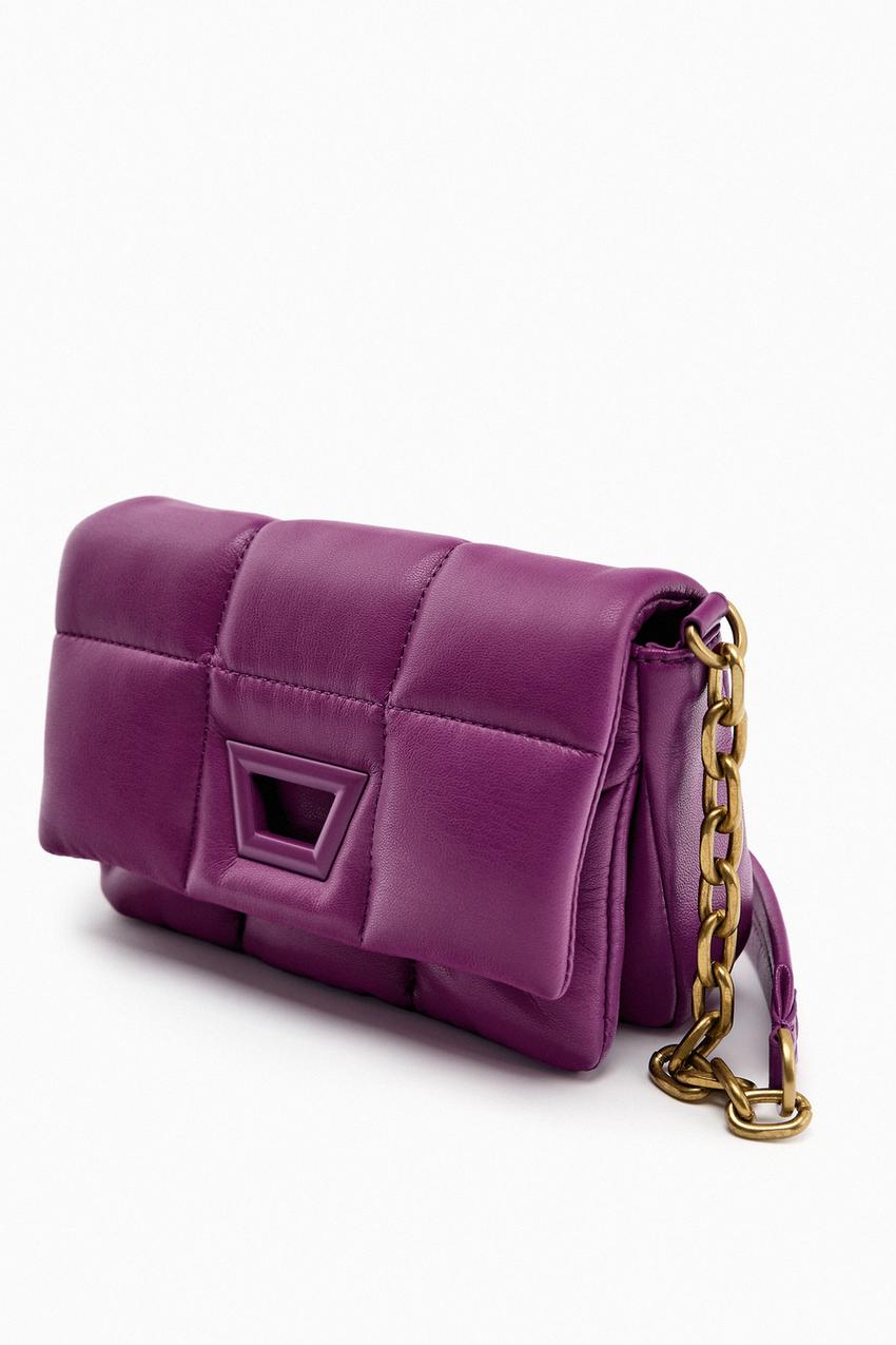 Purple zara bag Clearance
