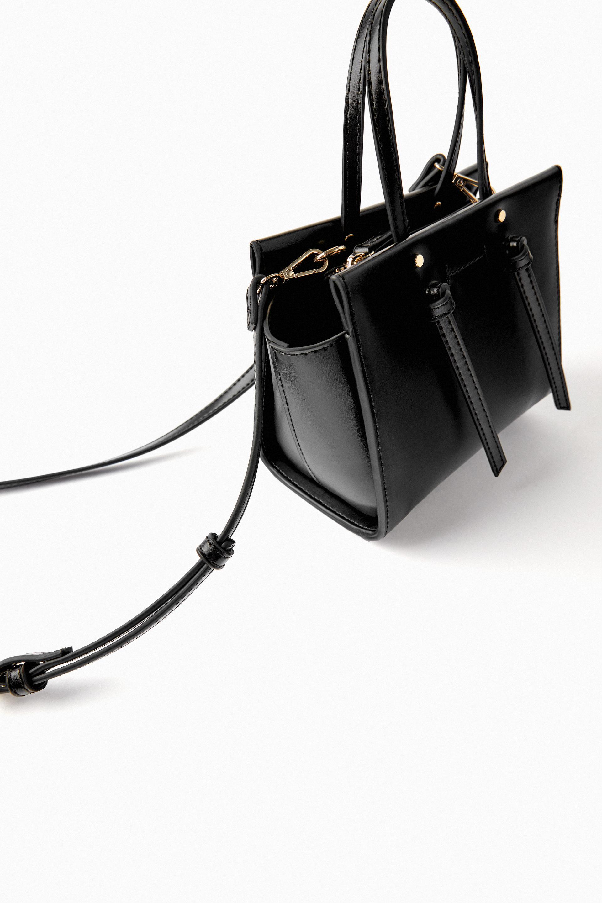 Zara black city bag Clearance