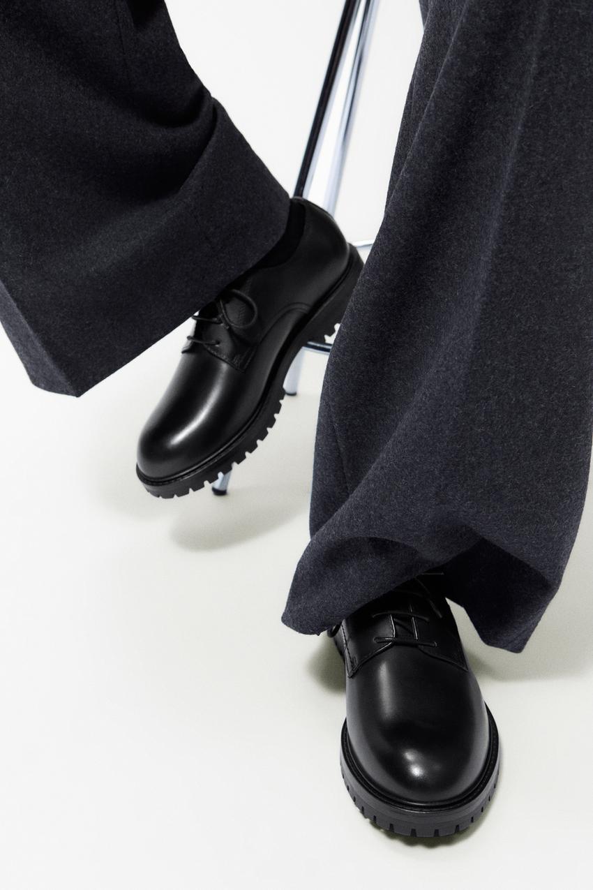 Track sole sneakers zara Clearance