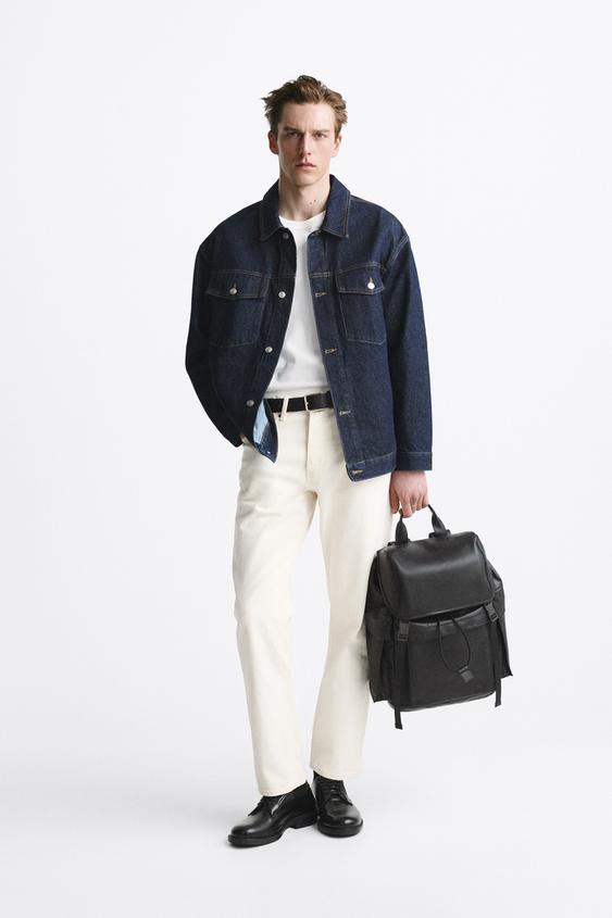 Men backpack zara clearance
