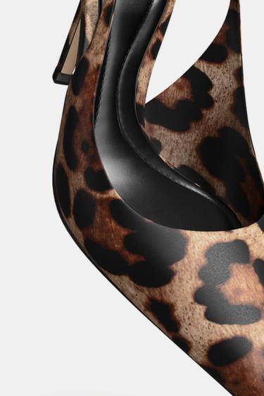 DESTALONADO TACÓN ESTAMPADO ANIMAL - Leopardo de Zara