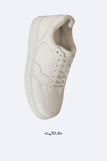 SKATE TRAINERS - Bone White by Zara - Image 0