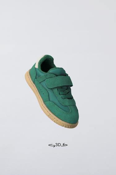 Zara RETRO SNEAKERS - Green - Image 0