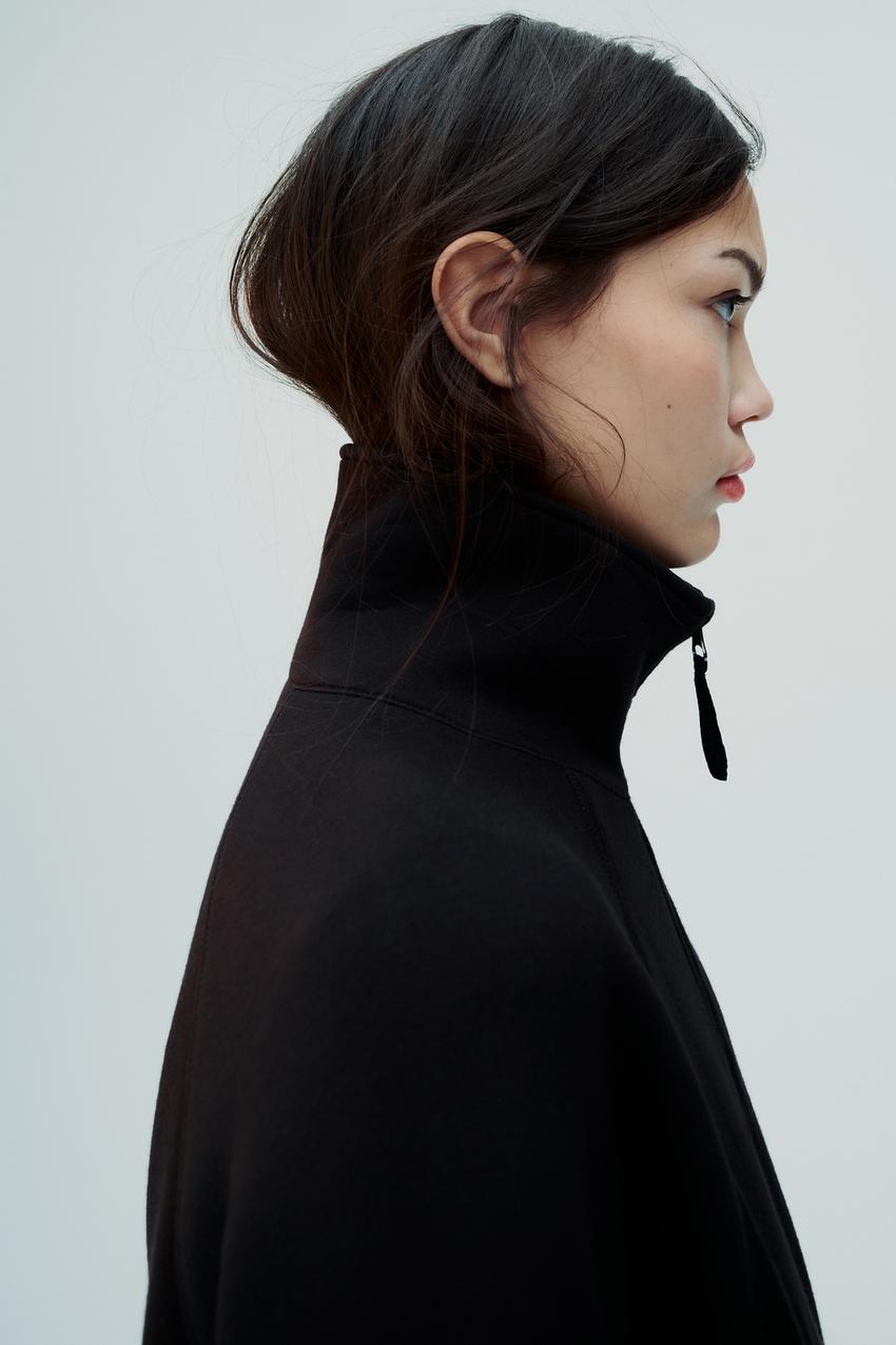 Women s Black Sweatshirts Explore our New Arrivals ZARA United