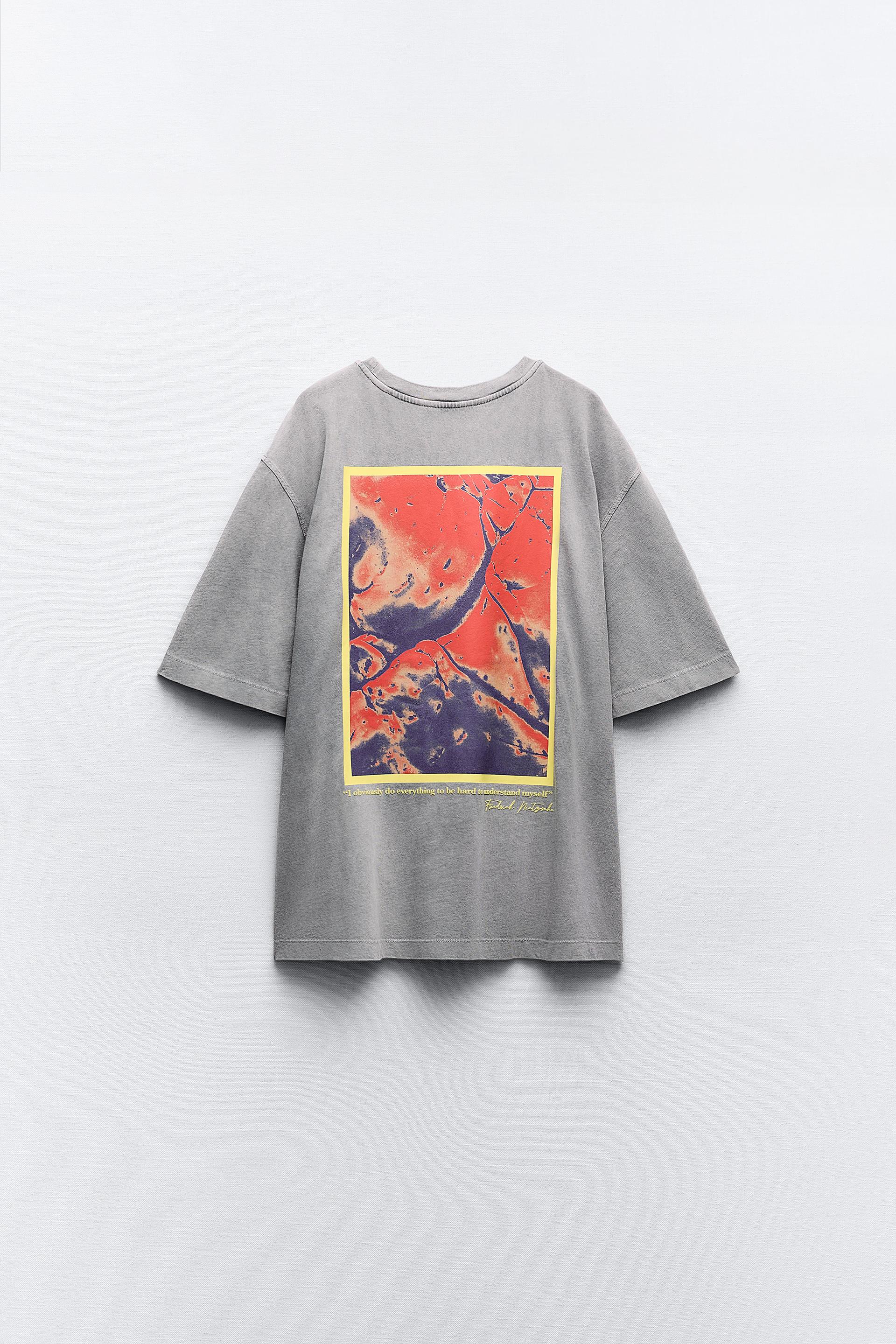 T shirt grease zara on sale