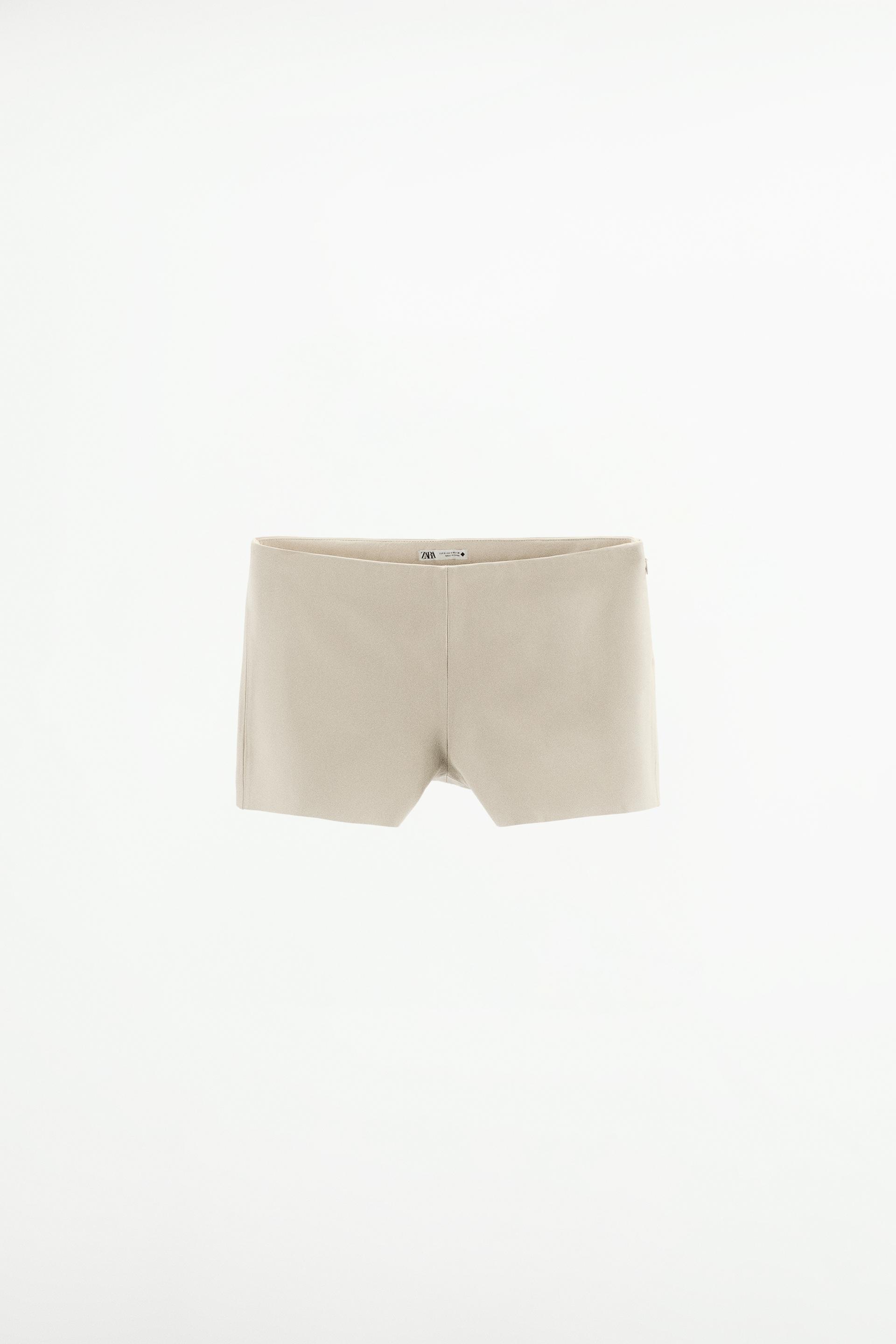 Zara short en clearance cuir