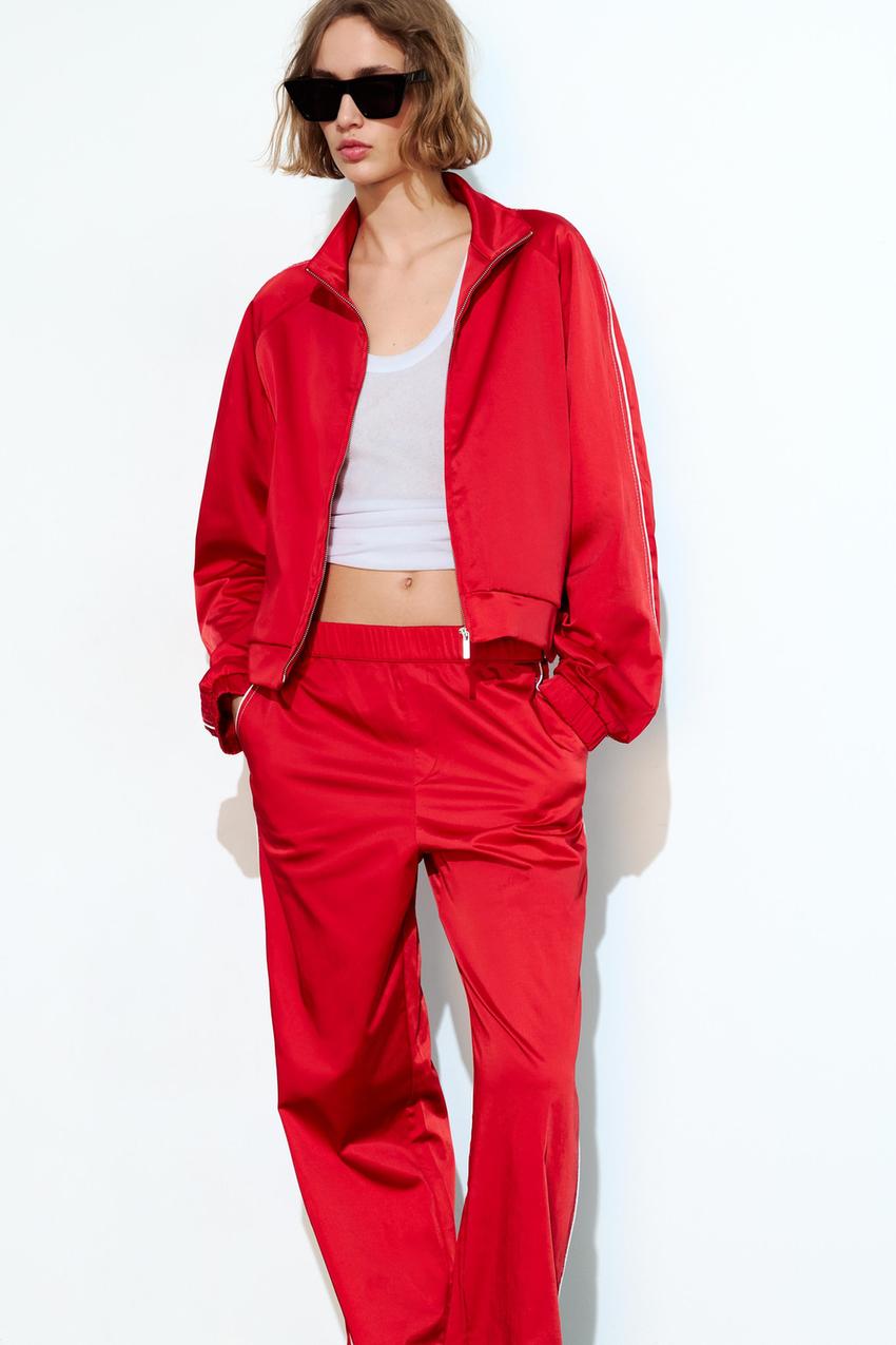 Doudoune rouge sales zara