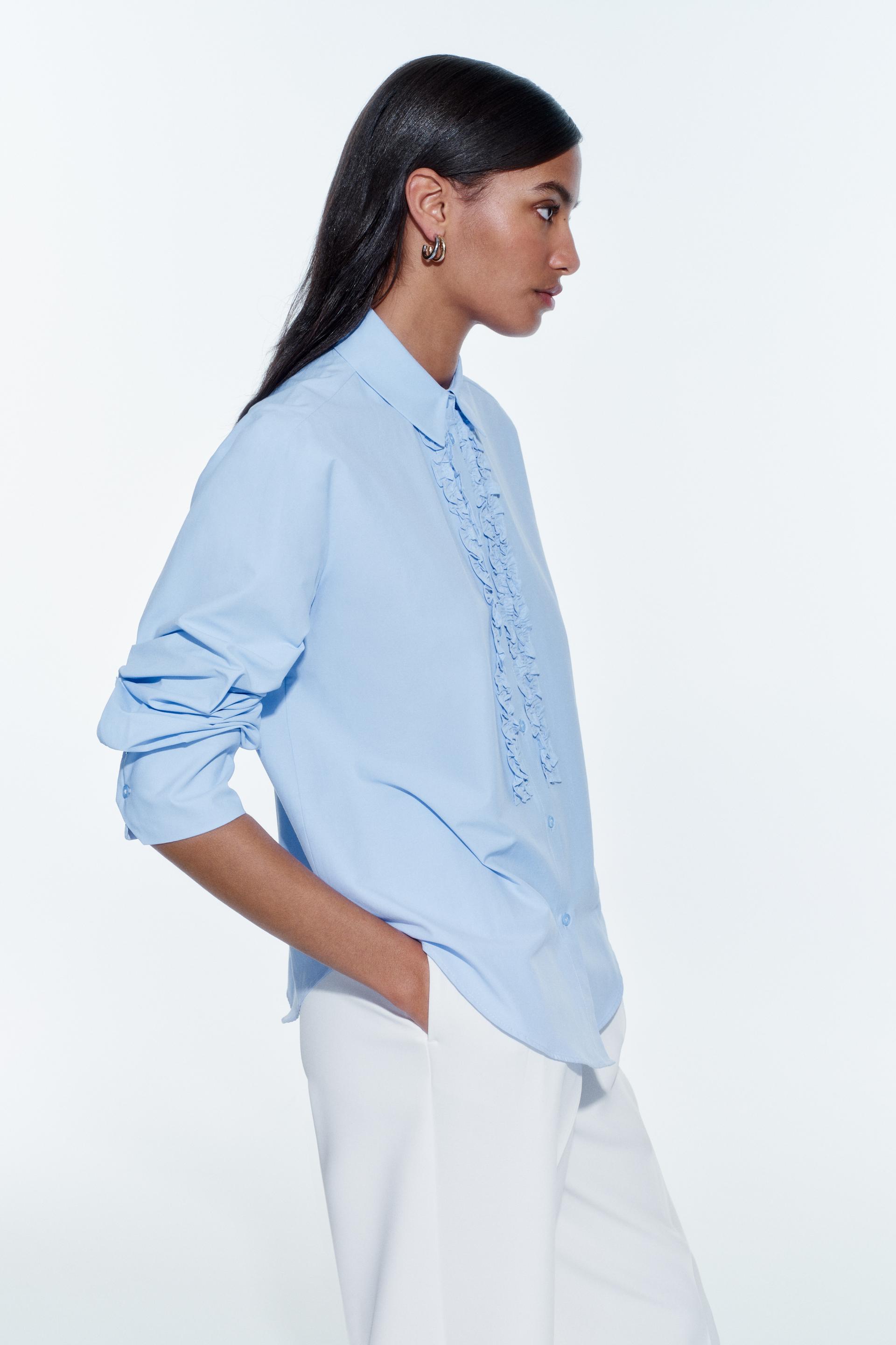 Chemisier jabot deals zara