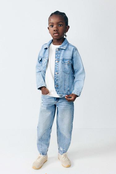 CAZADORA DENIM - Azul claro de Zara
