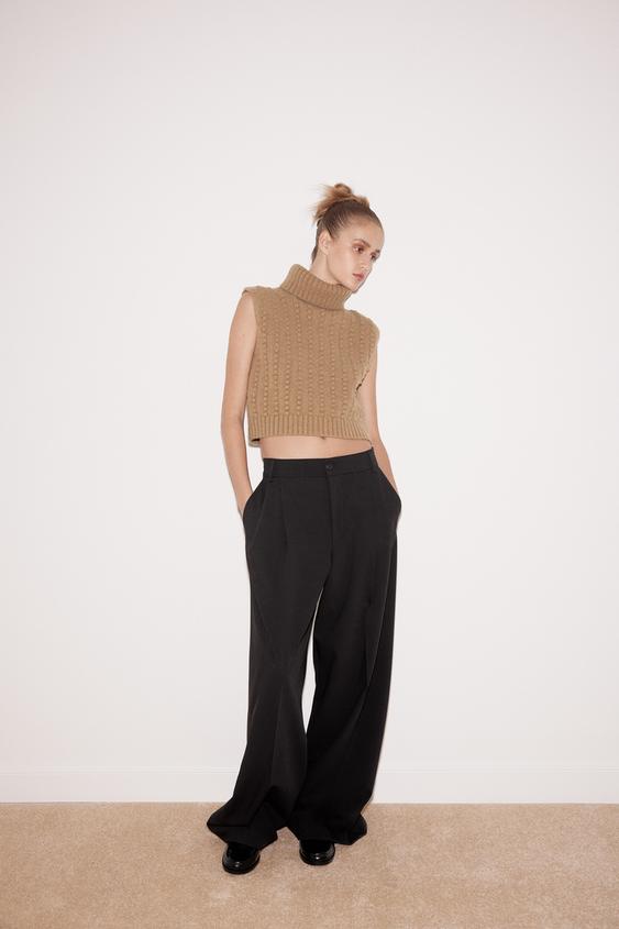 Roll neck jumper womens zara outlet