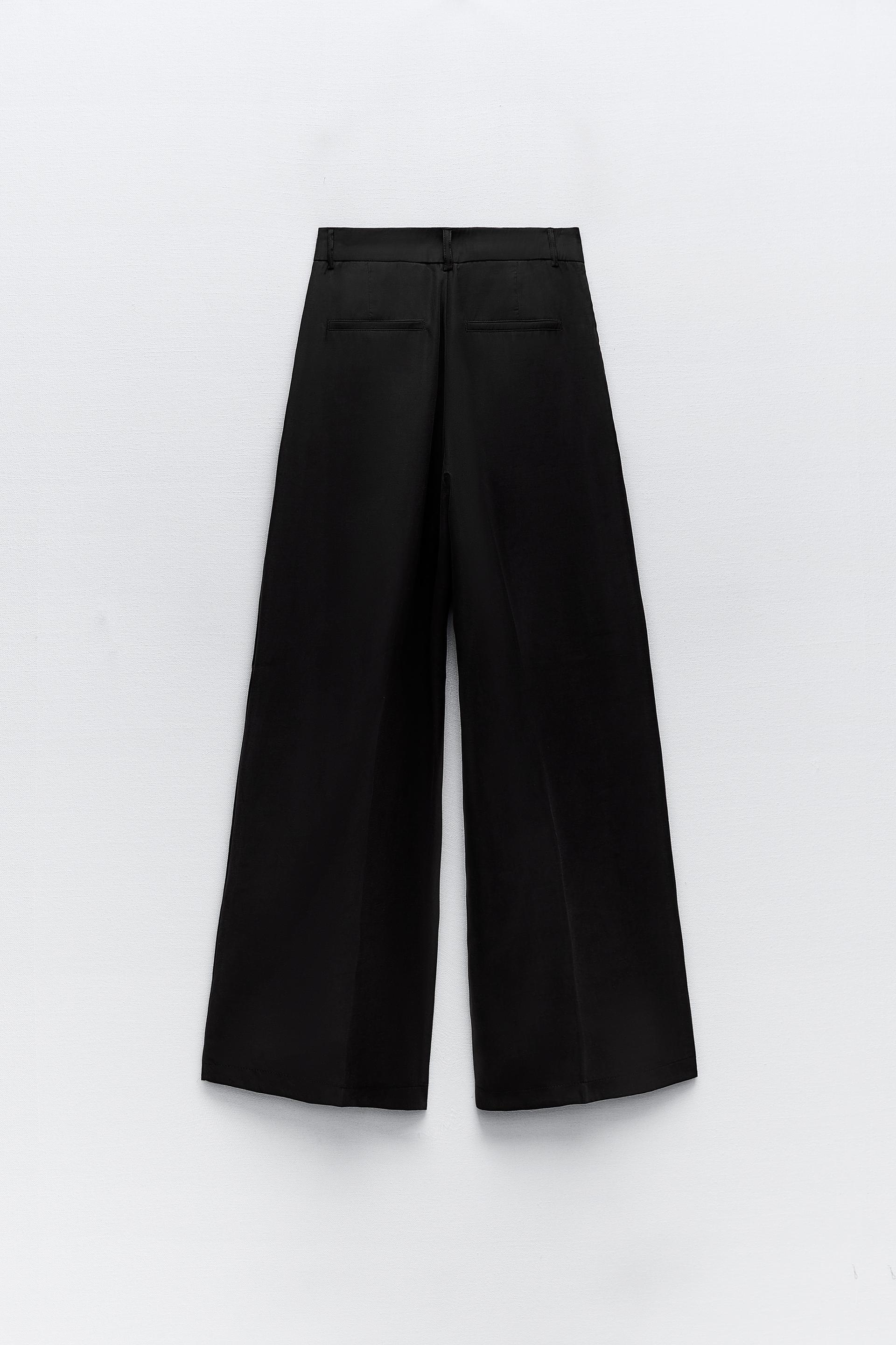 Pantalon fluido pinzas zara on sale