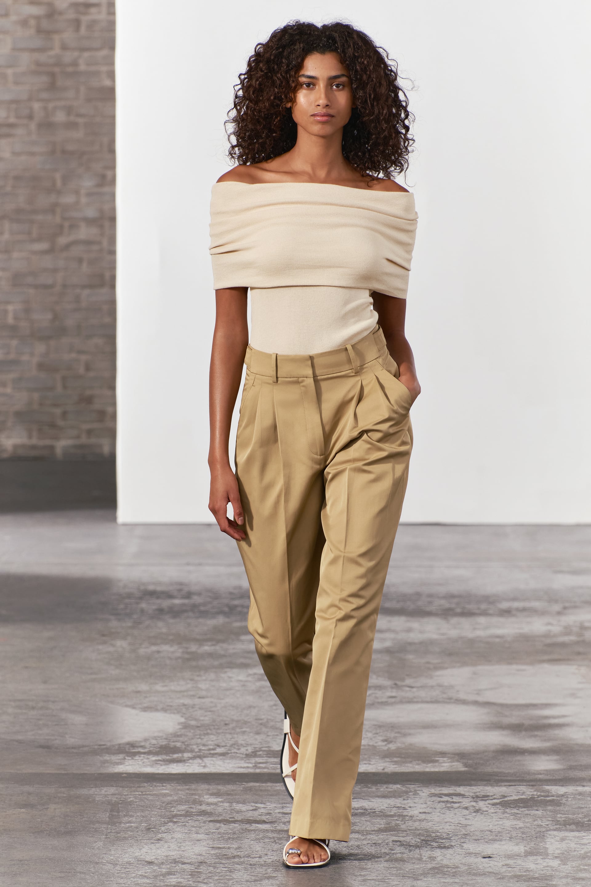 ZW COLLECTION PLEATED TROUSERS