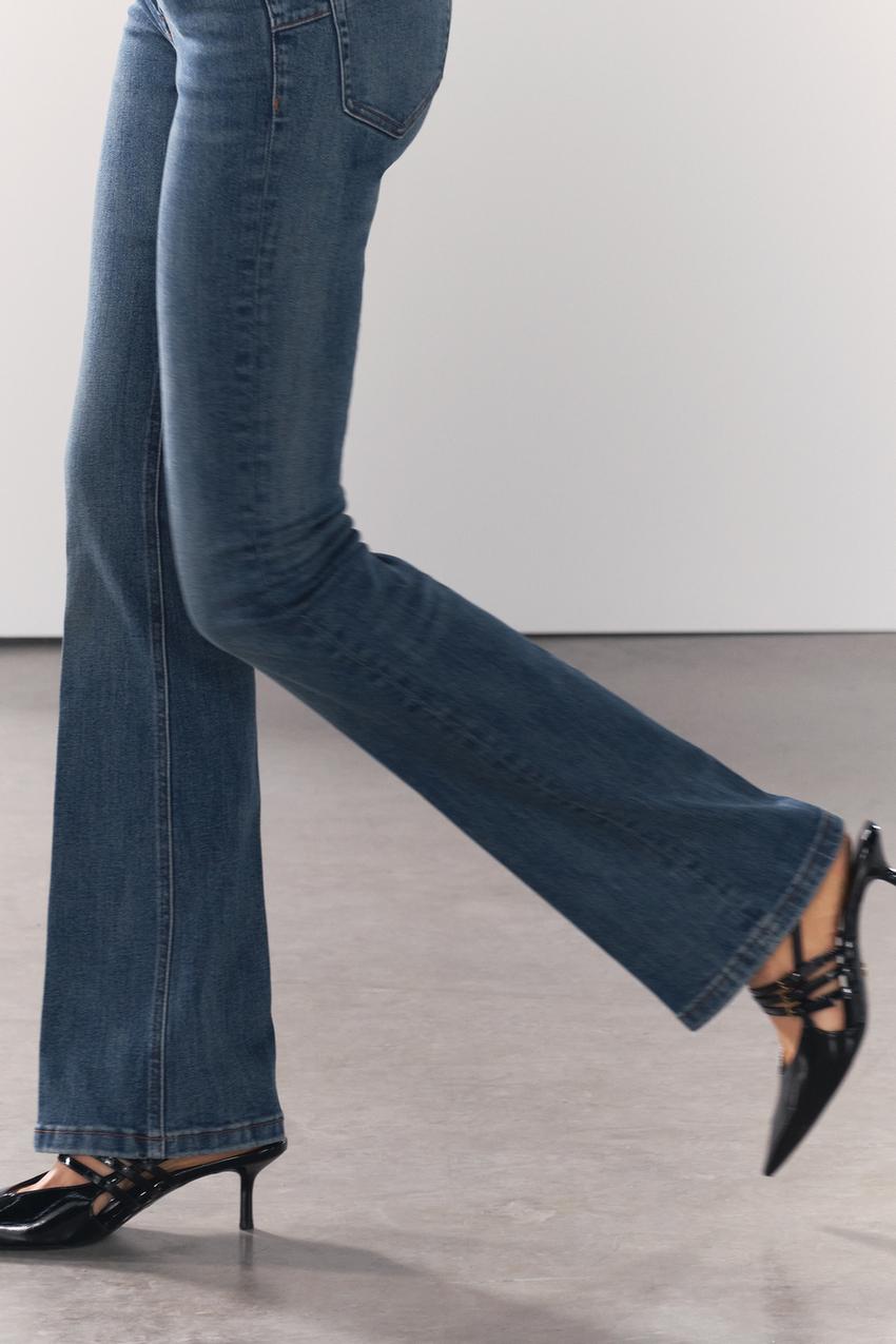 Zara jean on sale taille haute bootcut