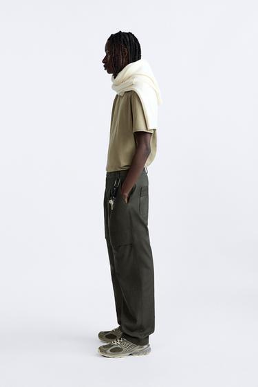 Pantalon marron shop homme zara