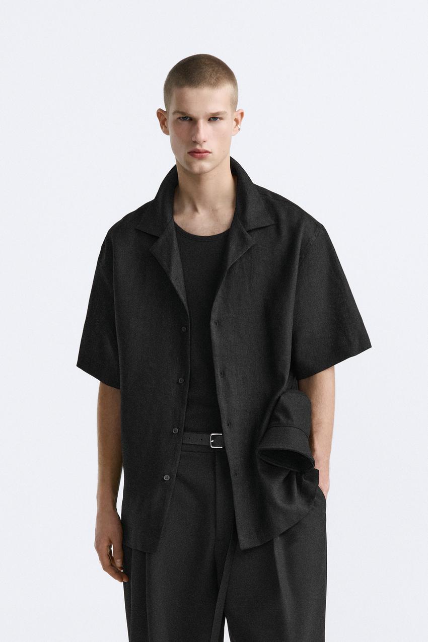 Chemise en online lin homme zara