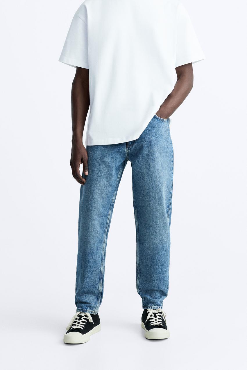 JEANS SLIM FIT Azul medio ZARA Chile