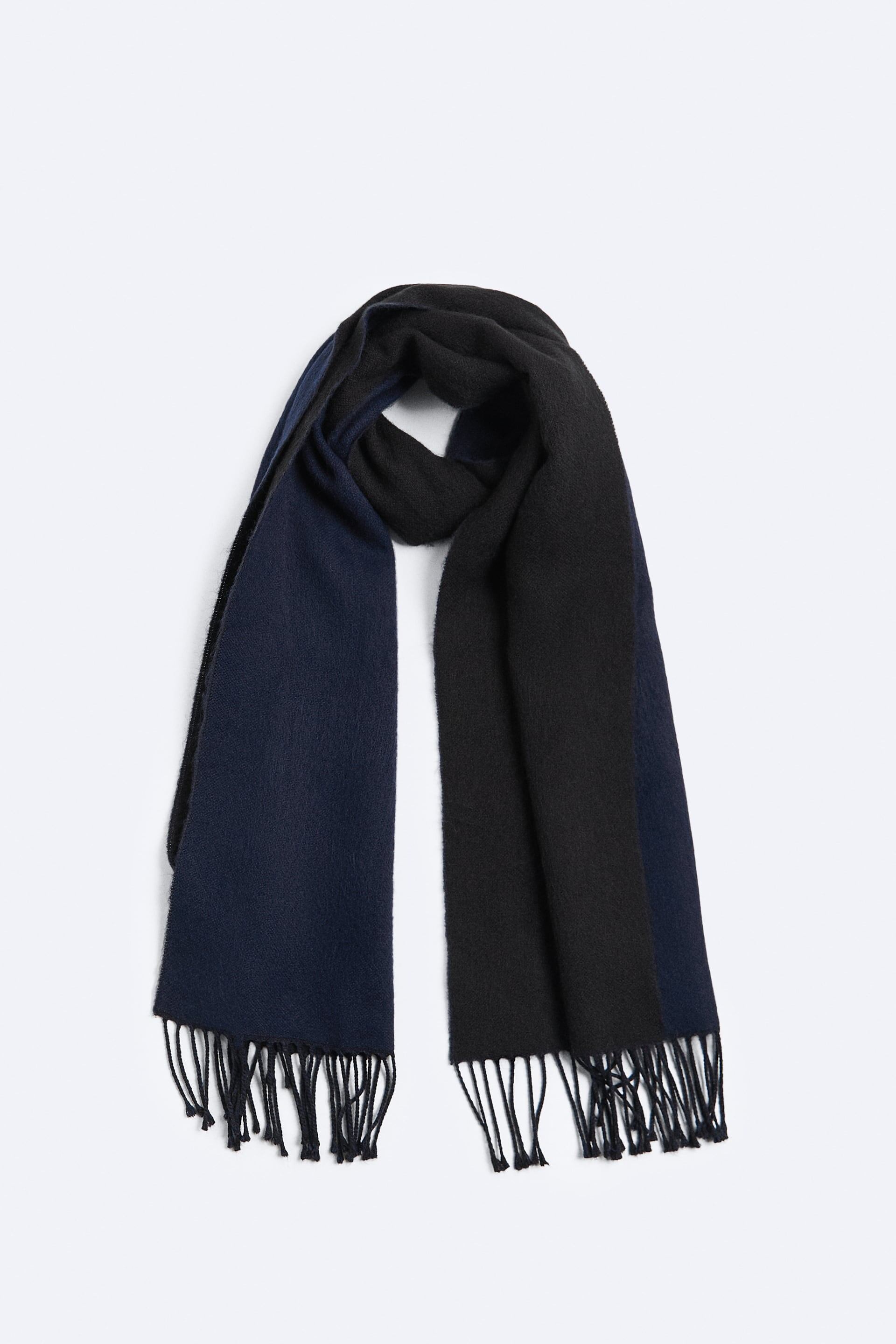 DOUBLE FACED SCARF - Black | ZARA United States