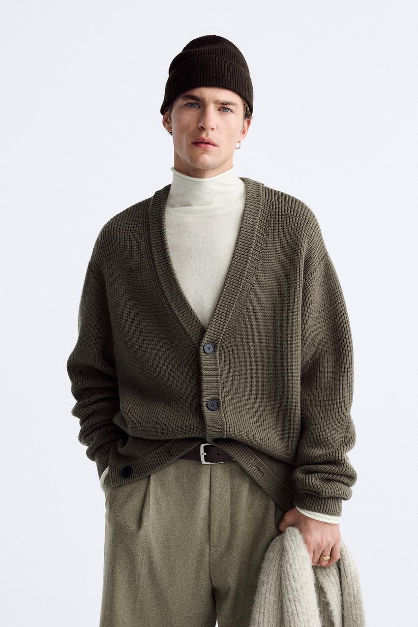 Zara Wool Cardigan 737 Men