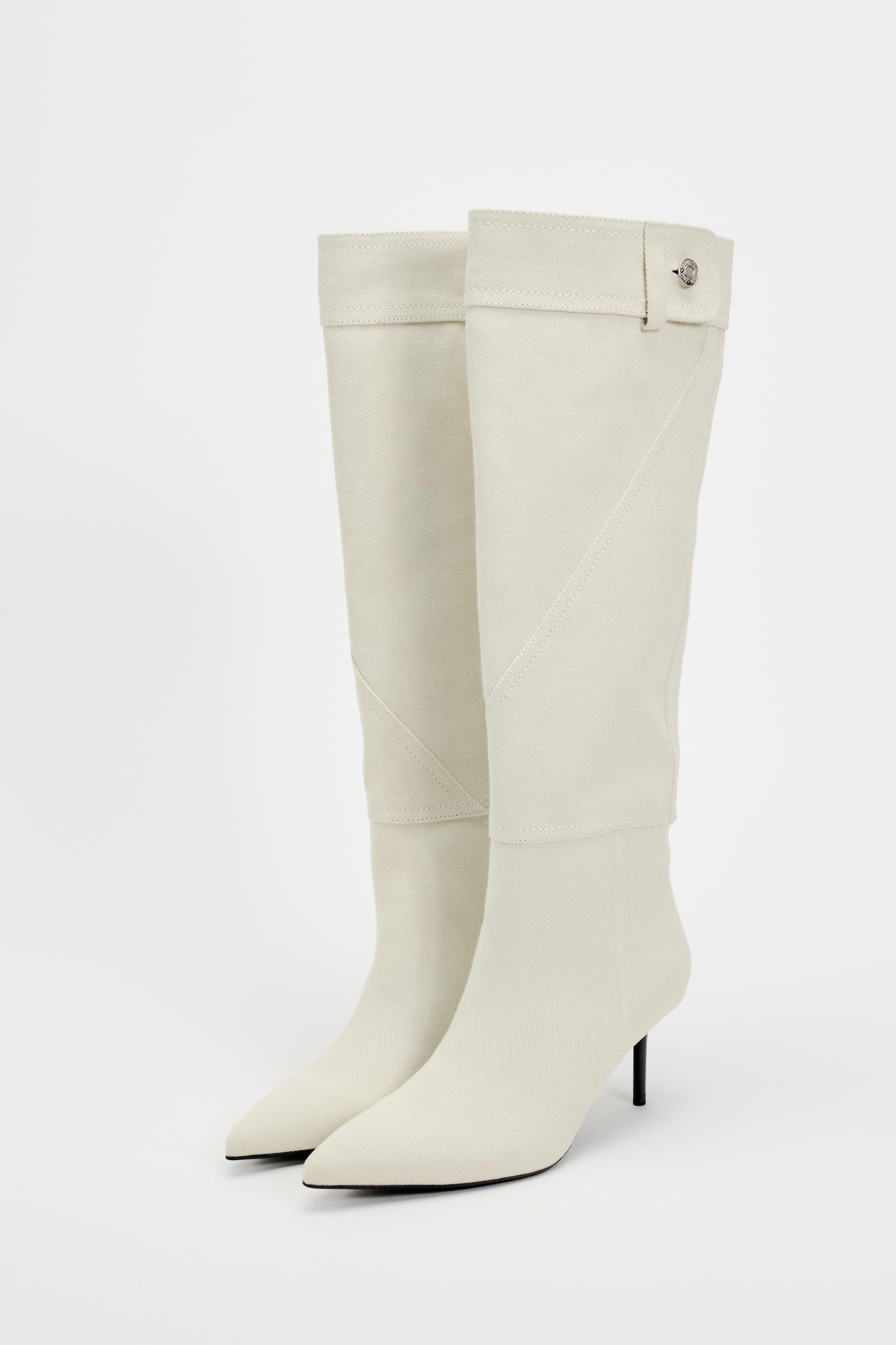Bottines discount beige zara