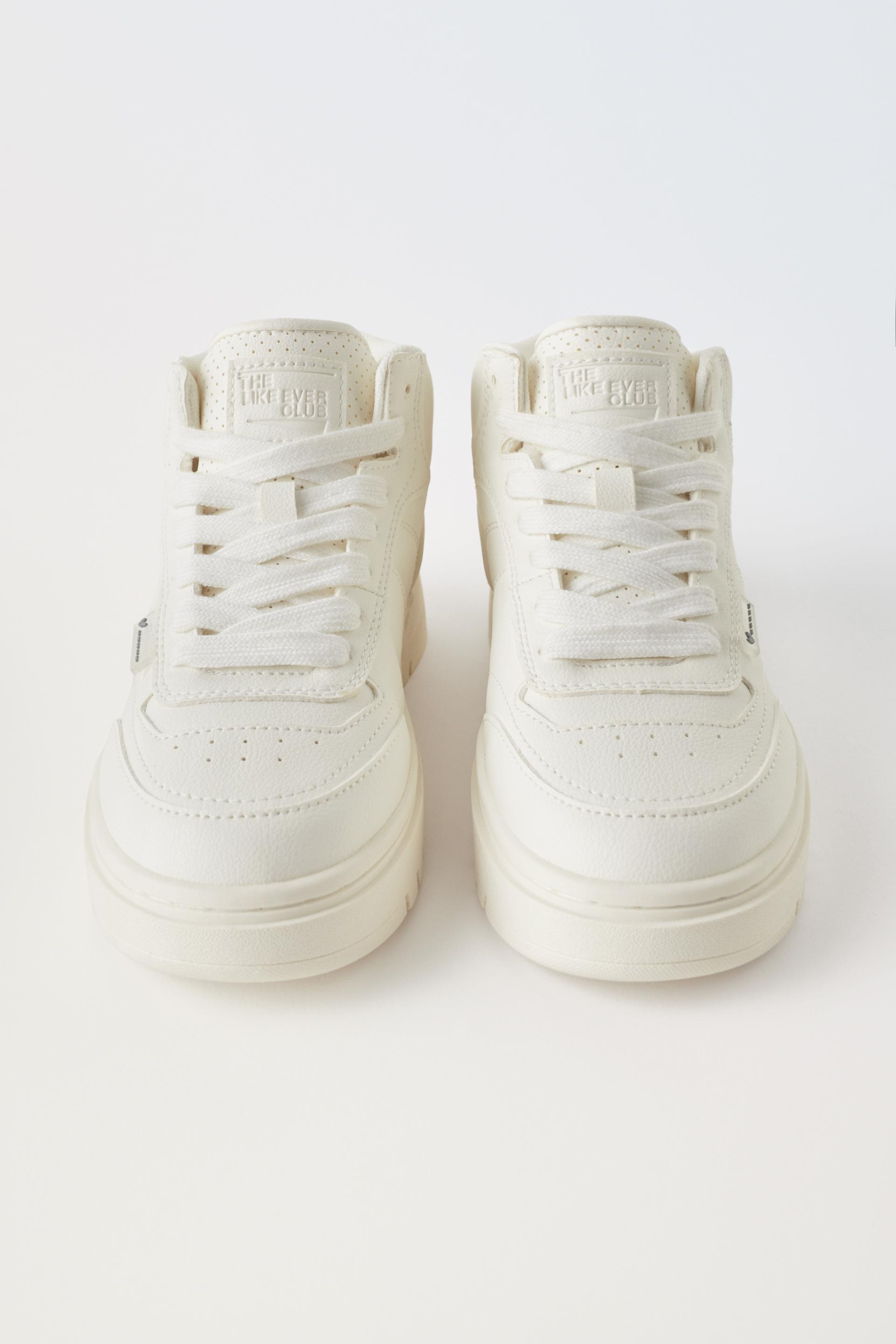 All white sales high tops