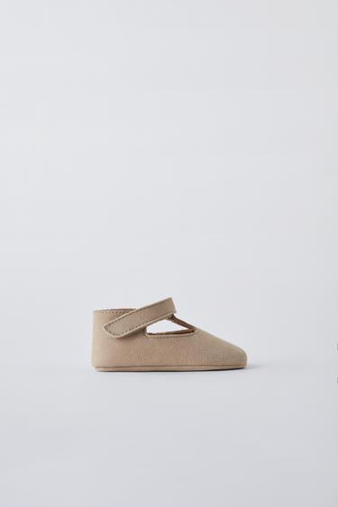 Zara HEART LEATHER BOOTIES - Sandy Brown - Image 0