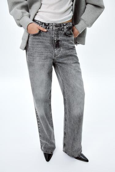 Vaqueros grises mujer zara deals