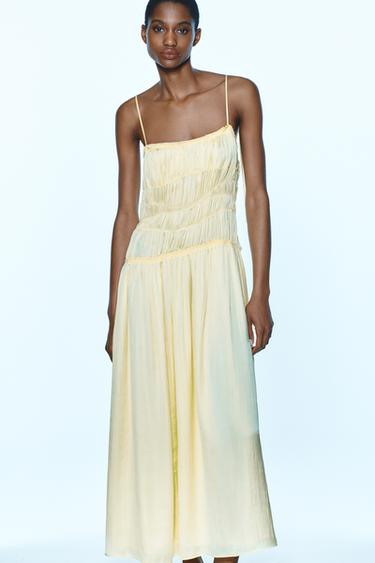 Vestidos amarillos clearance